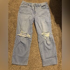 Old Navy High-Rise Loose Fit Jeans - Light Blue